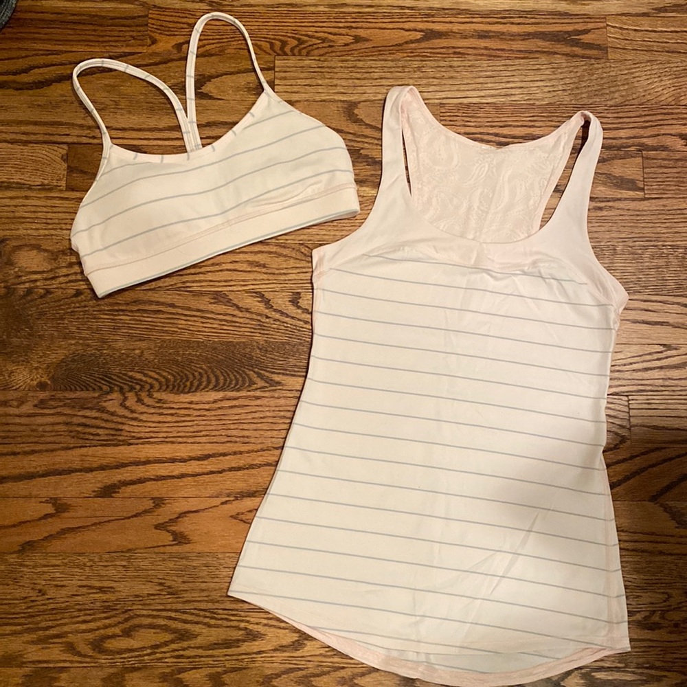 Lululemon tank & bra set